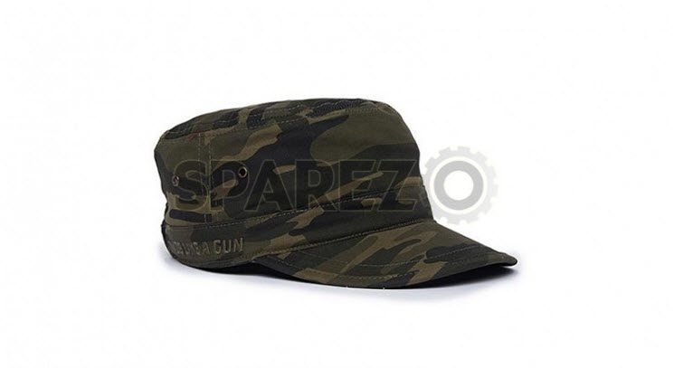 Genuine Royal Enfield Army Cadet Cap Camo Green