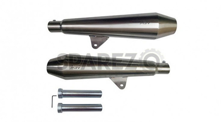 Royal Enfield GT Continental 650cc S S Exhaust Muffler Silencer With DB Killer