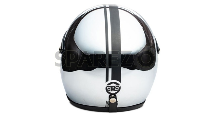 royal enfield chrome helmet