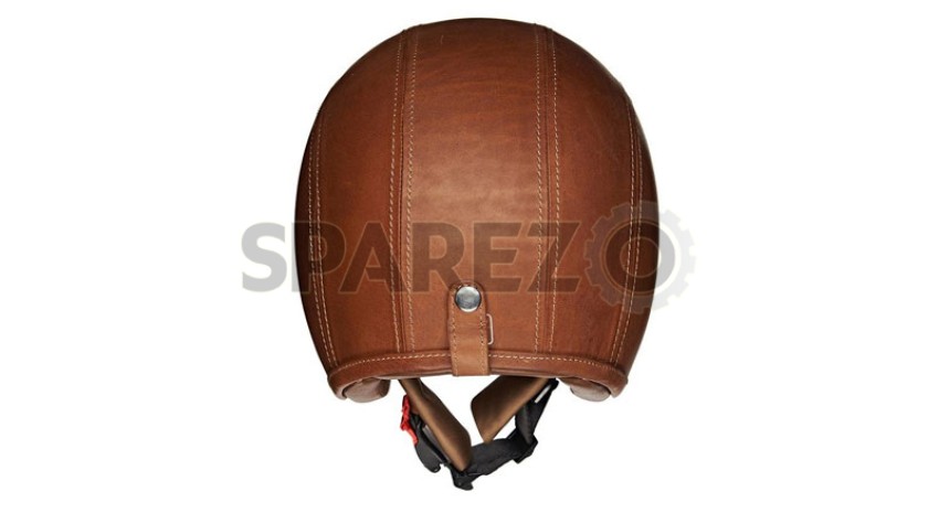 royal enfield leather helmet