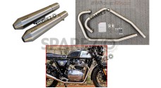 Royal Enfield Heavy Duty Trail Petrol Tank Black and White Customized -  Sparezo